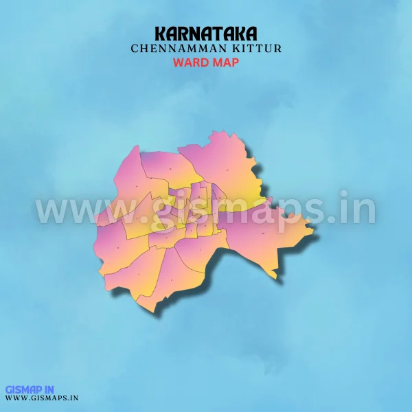 Chennamman Kittur Ward Map (Karnataka)